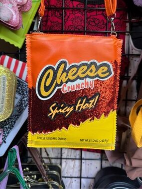 NWOT Cheesy Crunch Crossbody Bag - Cheetos Novelty Purse